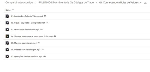 Mentoria Os Codigos do Trade 1