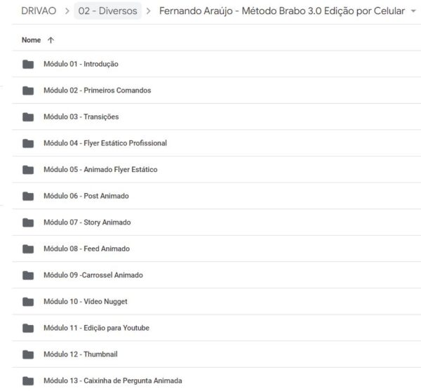 curso Metodo Brabo 3.0 Edicao por Celular 1